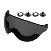 LOCLE Ski Helmet Visors of MS95 MS99 Multifunctional Wind-proof Dust-proof Spare Lens UV Protection Skiing Helmet Extra Lens