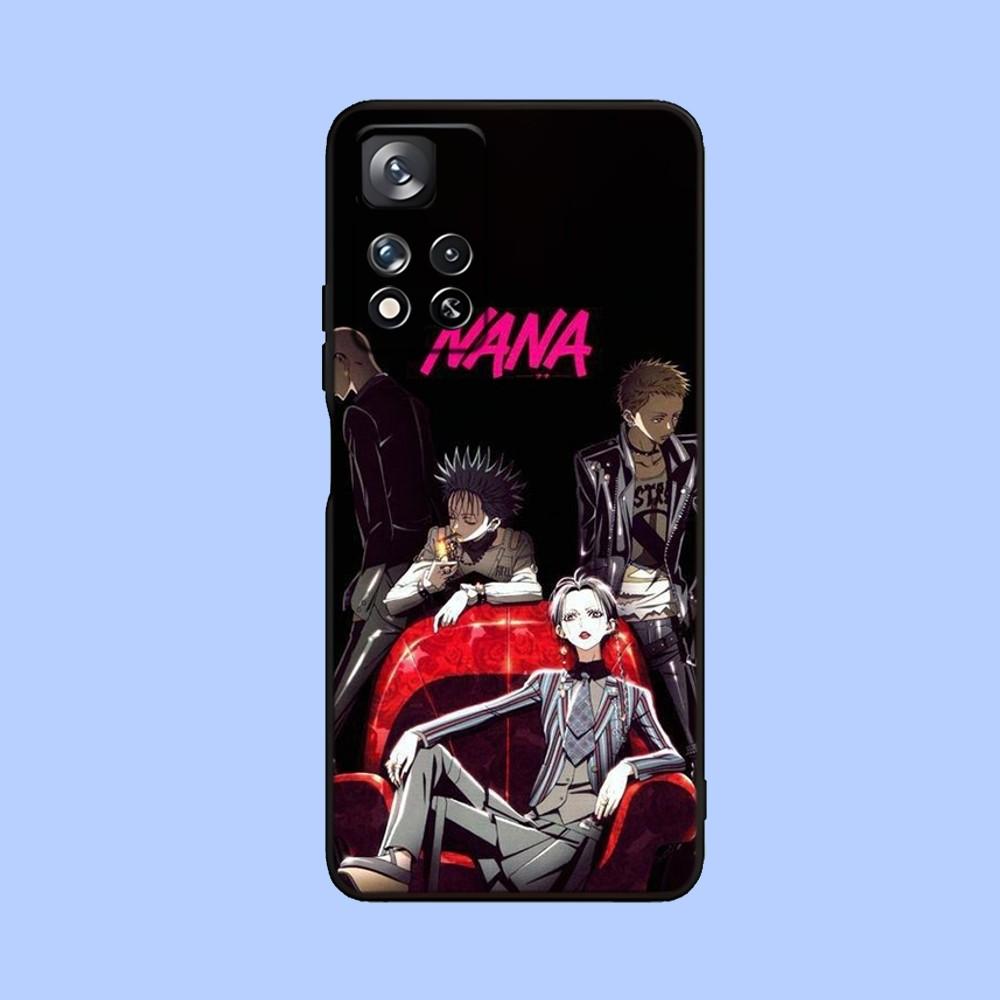 Аниме Нана Осаки Чехол для телефона Samsung Galaxy A13,A21s,A22,A31,A32,A52,A53,A71,A80,A91 Мягкий Черный Чехол