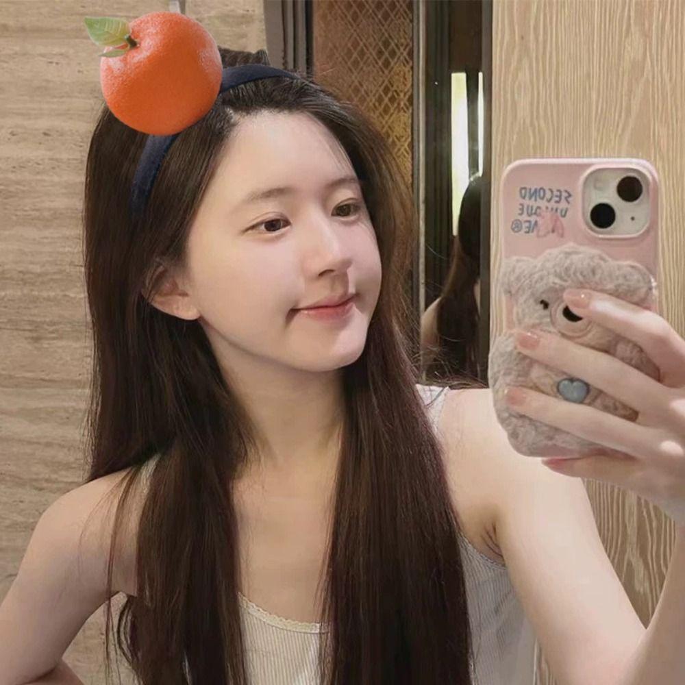 Морковная повязка на голову, овощной обруч для волос, мультяшные забавные резинки для волос, новые фруктовые повязки на голову