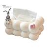 Tissue Box Storage Holder Large Capacity Spring Design Easy To Use Luxury Home Tissue Paper Organizer Desktop Decor