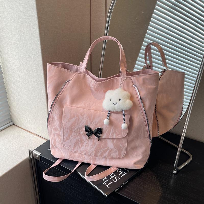 Рюкзак большой вместимости, женская повседневная модная сумка-тоут, многофункциональная сумка через плечо, трендовый дорожный рюкзак