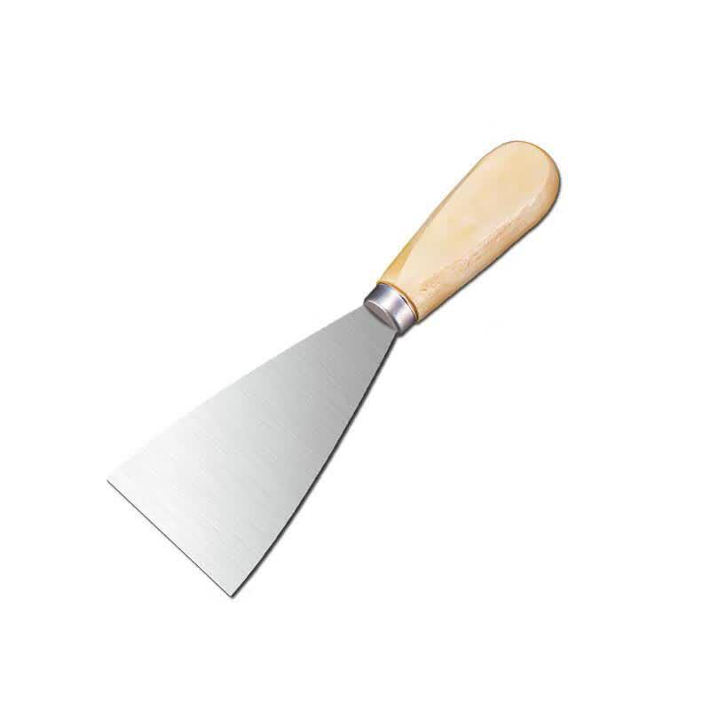 3-Inch Wooden Handle Carbon Steel Putty Knives (10-Pack)
