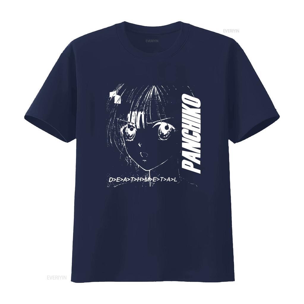 New Panchiko Death Metal Album Reprint Black T Shirt Stylish and Edgy Design for Fans vintage Washed Unisex Slightly Casual