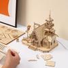 DIY Деревянный 3D Модель-конструктор Вилла Светлый Замок Пазлы Сборная Игрушка Детский Взрослый Наборы Моделей Рождественское Украшение Подарок на День Защиты Детей