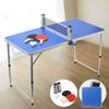 Bonarca Folding Table Tennis Table for Home Use [Full Set] Table, Net, Racket, Ball, Storage Bag Set, Table Tennis Table, Board, Mini Table Tennis