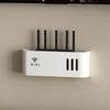 Plastic Storage Box for 1pc WIFI Router, Wall Mounted Without Drilling, Suitable for Walls and Desktops