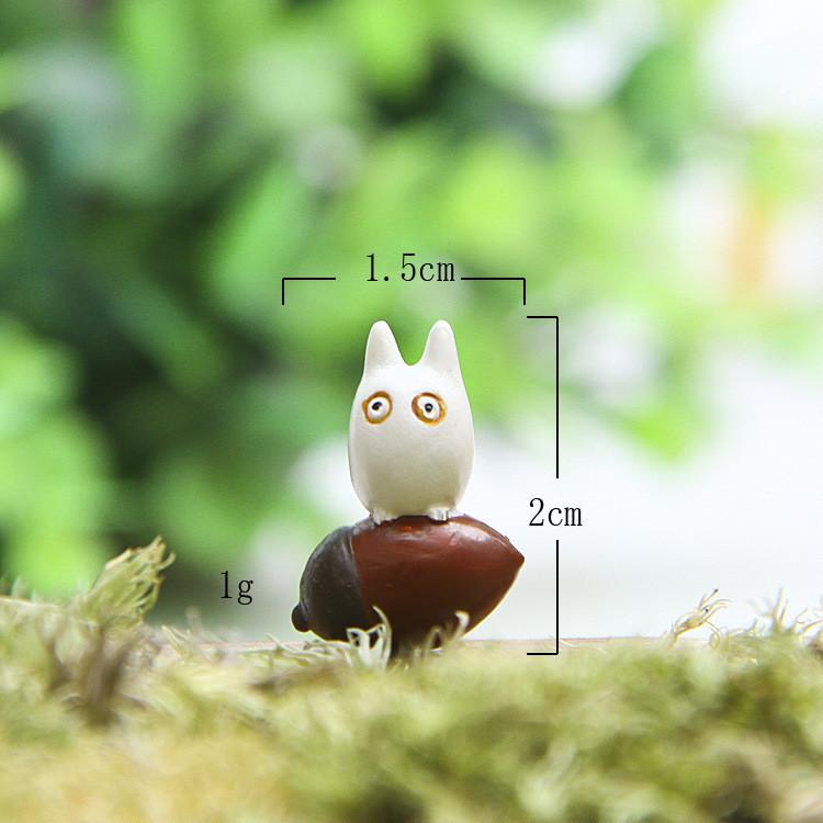 Cartoon Animal Resin Figurine For Garden Micro Landscape Diy Craft Gift