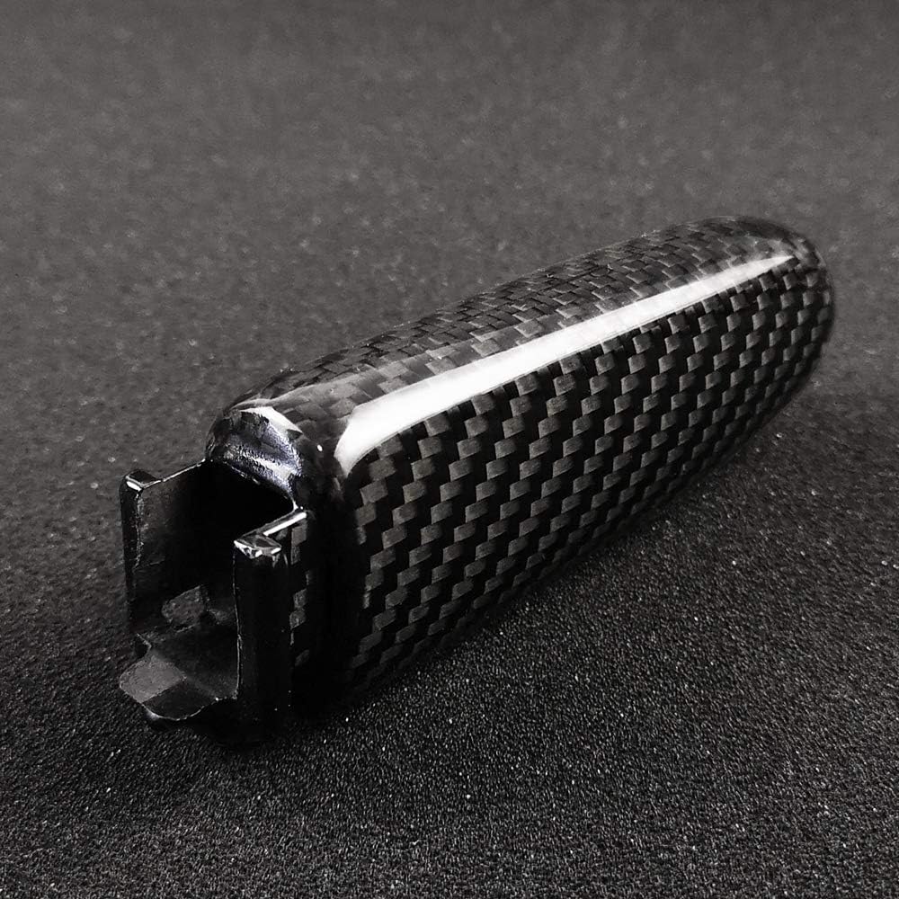 AIRSPEED Carbon Fiber Car Handbrake Cover Replace Handle Lever Case for Ford Mustang 2015-2023 Accessories