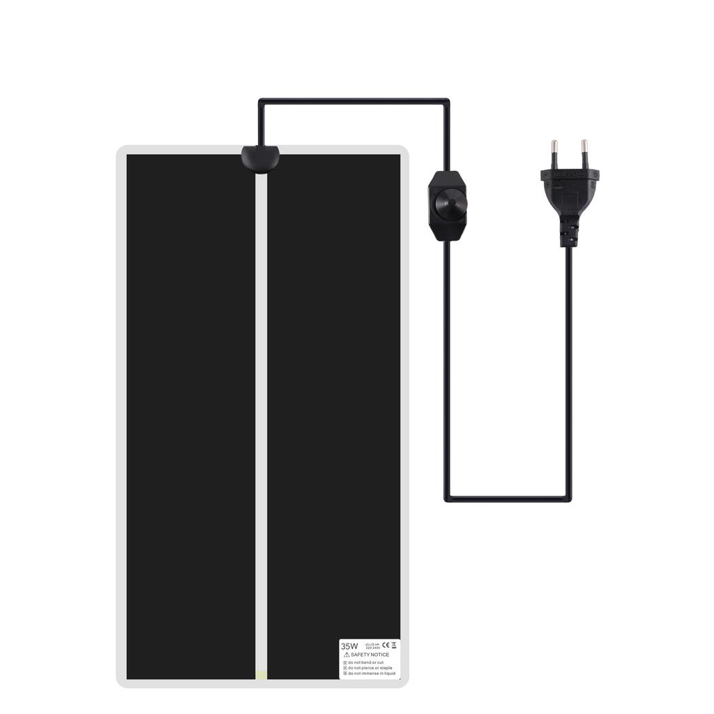 5-45 Вт Коврик с подогревом для рептилий Террариум Лазающие питомцы Обогревающие теплые коврики Регулируемый контроллер температуры Коврики Принадлежности для рептилий