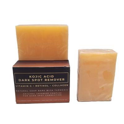 Мыло Kojic Anti-Blemish Soap с ретинолом C, коллагеном, гиалуроновой кислотой E, маслом ши и кастильским оливковым маслом