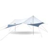 Naturehike Outdoor Tarp Waterproof Awning Tent Sheet Camping Mat Storage Bag Included Hexagon Waterproof Sunshade Outdoor Storage Bag (Gray + Blue, M)