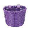 Retro Woven Front Riding Basket 7 Styles Children's Bicycle Scooter Basket Front Handle Carrier