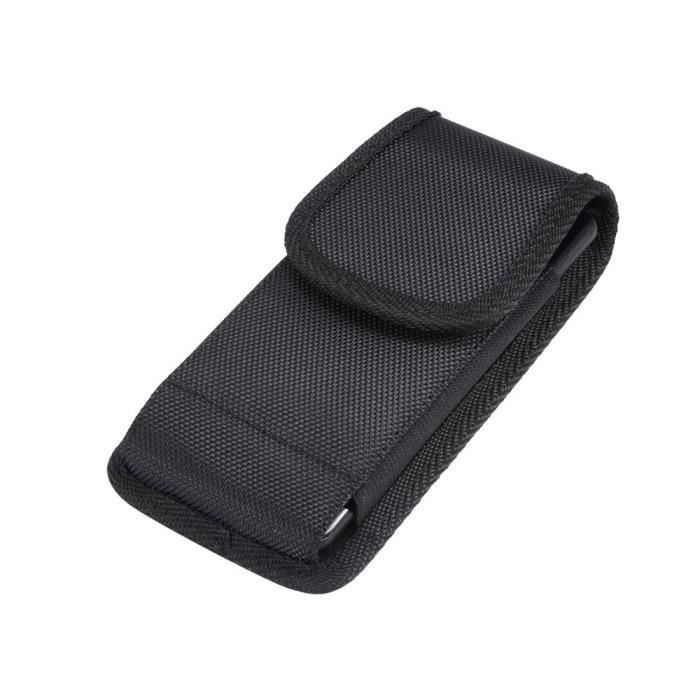 Étui Housse Ceinture - Sony - Xperia Z5-Compact - Nylon Oxford - Clip Métal - Design Business
