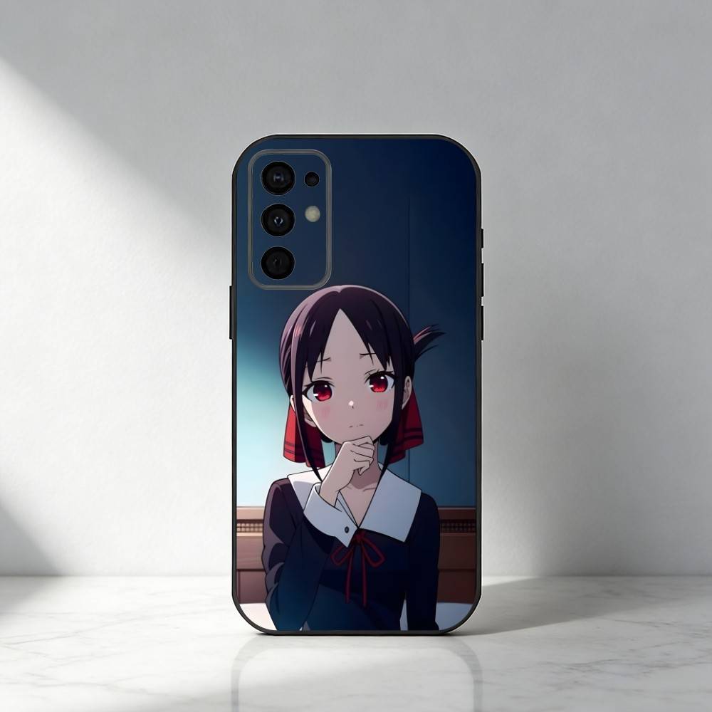 Чехол для телефона KLIW Kaguya с M-Miyuki для Samsung S25, S24, S21, S22, S23, S20, Ultra, S26, Plus, Fe, Note, 5G Черная крышка