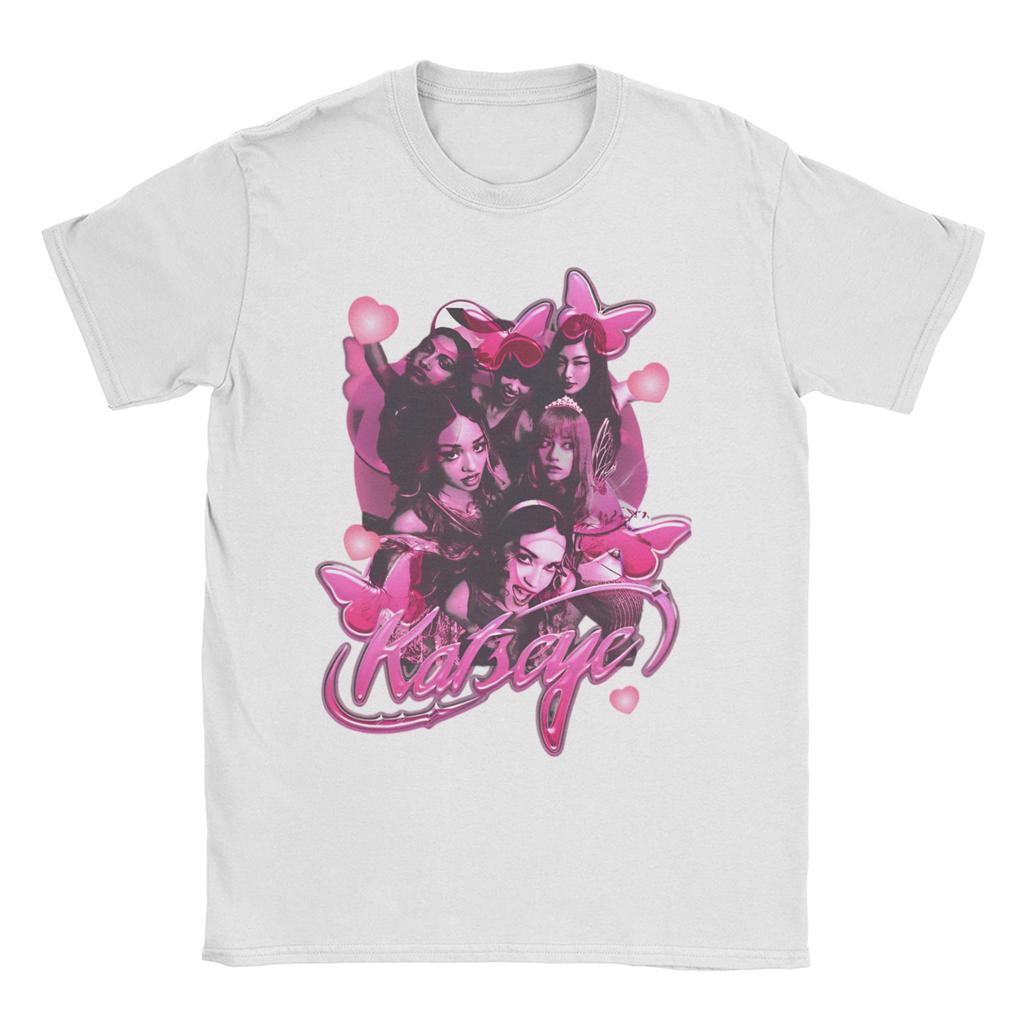 Женская футболка Megan Katseye Gnarly Мягкая Сильная Альбом Чистые Одежда Короткий рукав Круглый воротник Футболка Футболки
