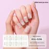 UV Semi-Cured 3D Gel Nail Stickers for 16 Fingers