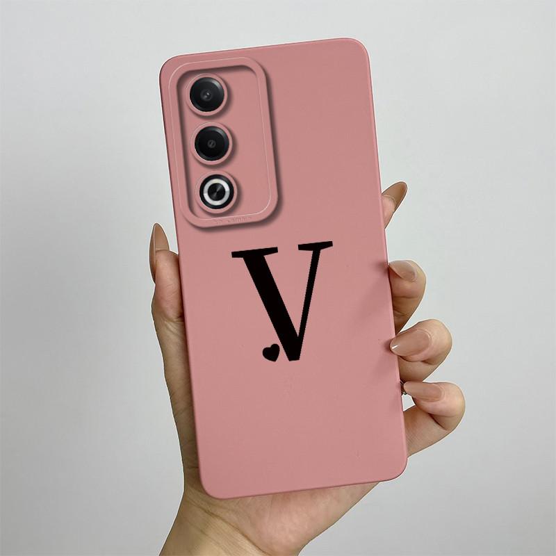 Чехол для Oppo A80 5G OppoA80 CPH2639 Чехол Милые Буквы Квадратный Силиконовый Чехол для Телефона Для Oppo A3 Pro 5G A3Pro CPH2665 Мягкие Fundas