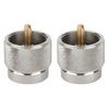 2Pcs Cassette Gas Tank Converter Connector Cylinder Adapter for Outdoor Camping Picnic
