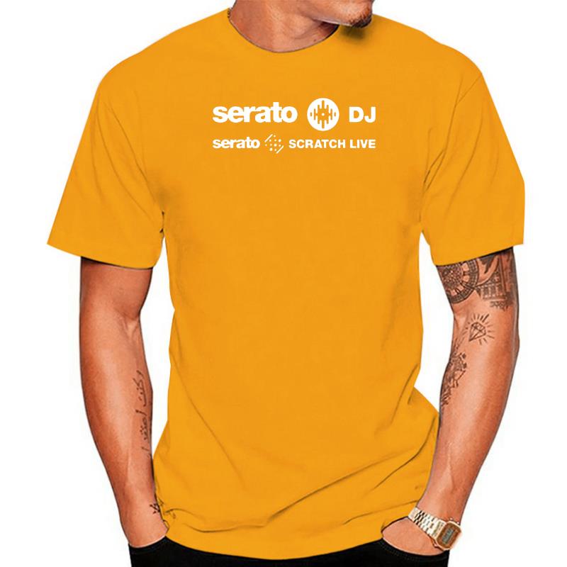 Новая черная футболка унисекс с логотипом Serato DJ Music Research, размеры от S до 3XL. Футболки унисекс