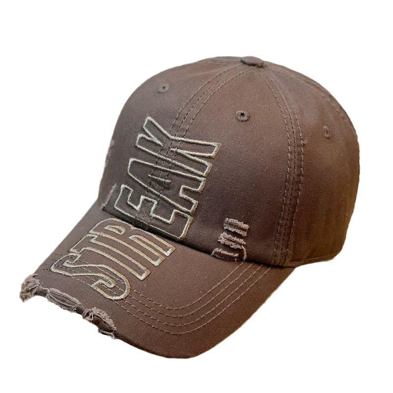 Ins шляпа женская кепка с мягким верхом и вышивкой буквами универсальная бейсболка модная повседневная кепка хип-хоп шляпа