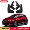 Mud Flaps For Mazda CX3 CX 3 2016- 2017 2018 DK Splash Guards MudFlaps Front Rear Mudguards Fender Car Exterior