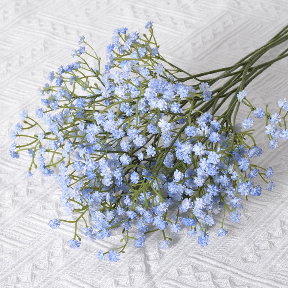 Soft Rubber Gypsophila Flowers 52cm Length Simulated Flower  Wedding Party Decoration