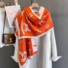 Women Cashmere Scarf  New Fashion Horse Print Scarves Blanket Bufanda Poncho Echarpe Pashmina Female Luxury Retro Shawl Wrap