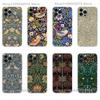 Чехол для телефона William Morris Strawberry Thief для iPhone 17,16,15,14,13,12,11 X,Plus,Pro,Max,XR,Plus,E,Mini Прозрачный Мягкий Чехол