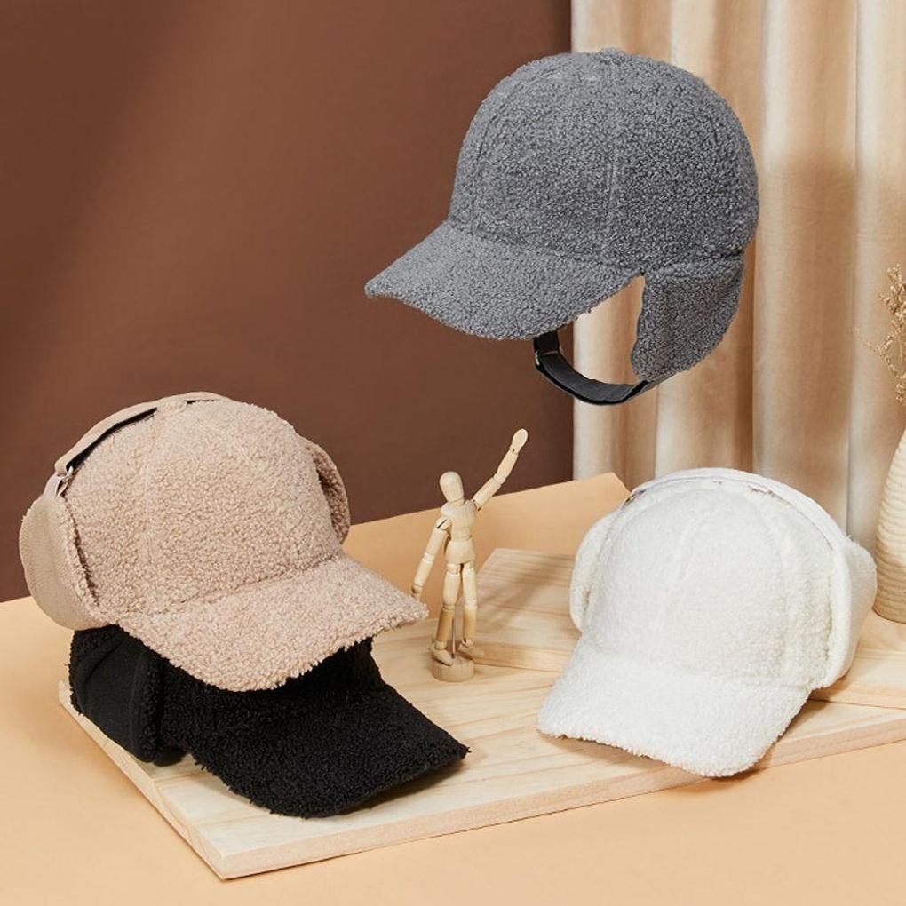 Унисекс шапка-ушанка с флисовой подкладкой Poggle и козырьком