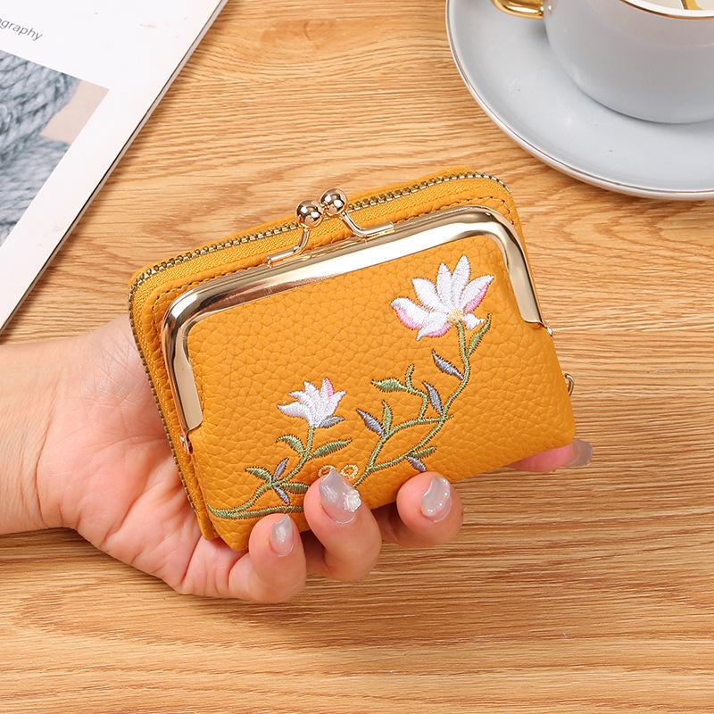 Trendy Mini Student Coin Purse: Stylish Small Wallet with Large Capacity Accordion Card Holder for Women