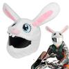 Motorcycle Helmet Cover Funny Cartoon Plush Full Face Covers Rabbit / Goat Motorbike Helmet Headgear For Moto Headgear Accessory