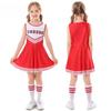 Kids Girls Cheerleaders Cheerleading Football Baby Dress Children Christmas New Year Halloween Cosplay Costumes Performance Role Play Outfit