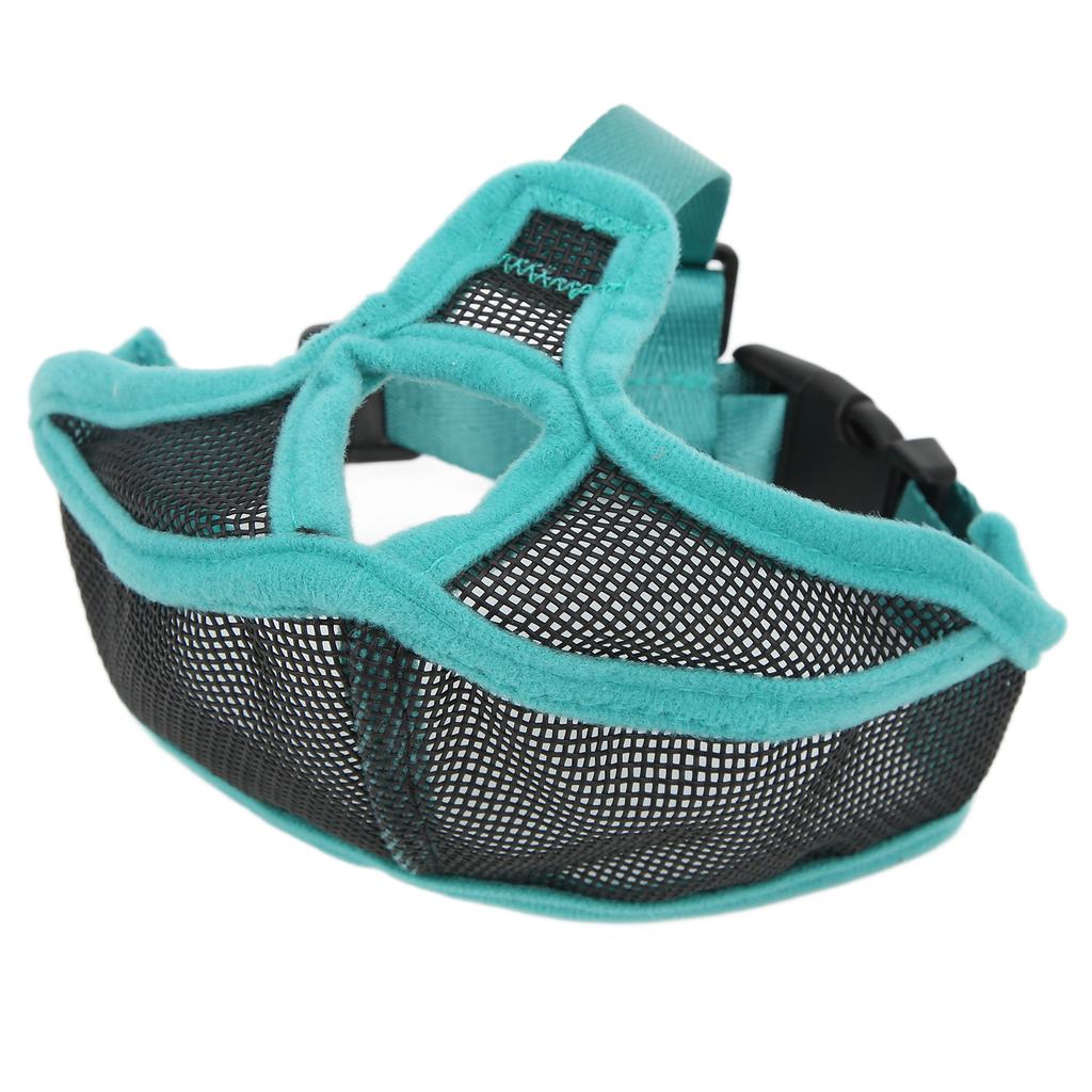 Short Snout Dog Muzzle Mesh Adjustable Breathable Anti Biting Bulldog Short Snout Muzzle for Dogs