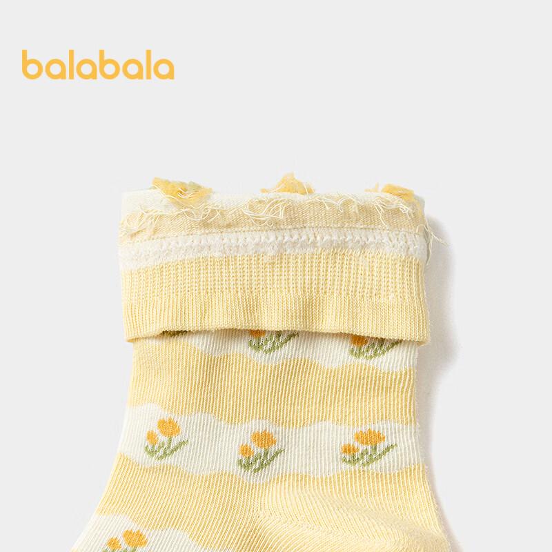 Хлопковые носки Balabala для девочек, до середины икры, упаковка 5 пар