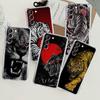Lion Wolf Clear Case For Samsung Galaxy S22 S20 FE S21 S10 S9 Plus Note 20 Ultra 10 Lite Soft TPU Phone Shell
