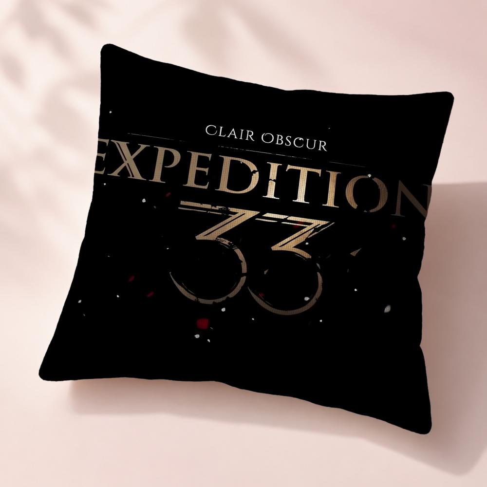 Game Clair Obscur Expedition Cushion Cover Premium Reversible Pillow Cover in Dual Comfort Decor for Home Car