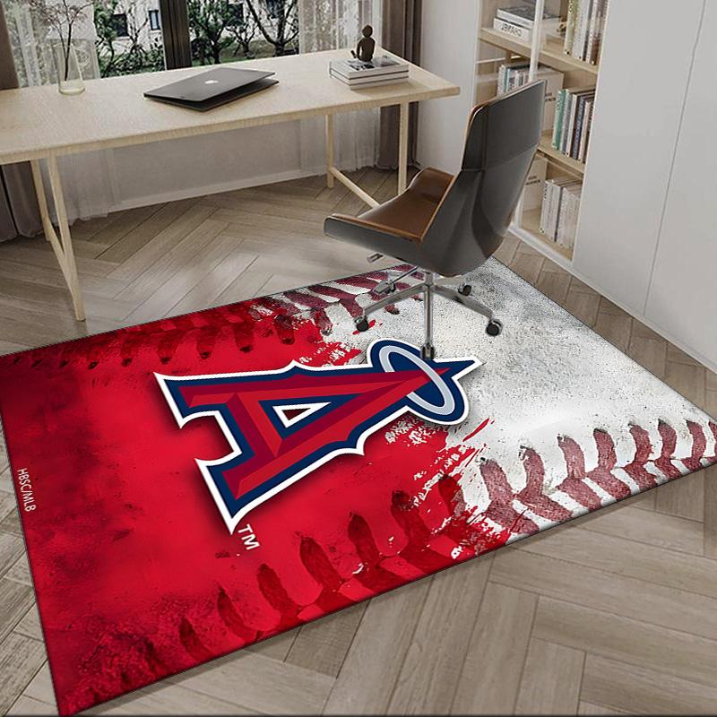 Angeles Angels Logo Carpet, Kitchen Rugs, Yoga Mat, Non-Slip Mats, Rug for Bathroom, Living Room bedroom, Camping Rugs Christmas Gift