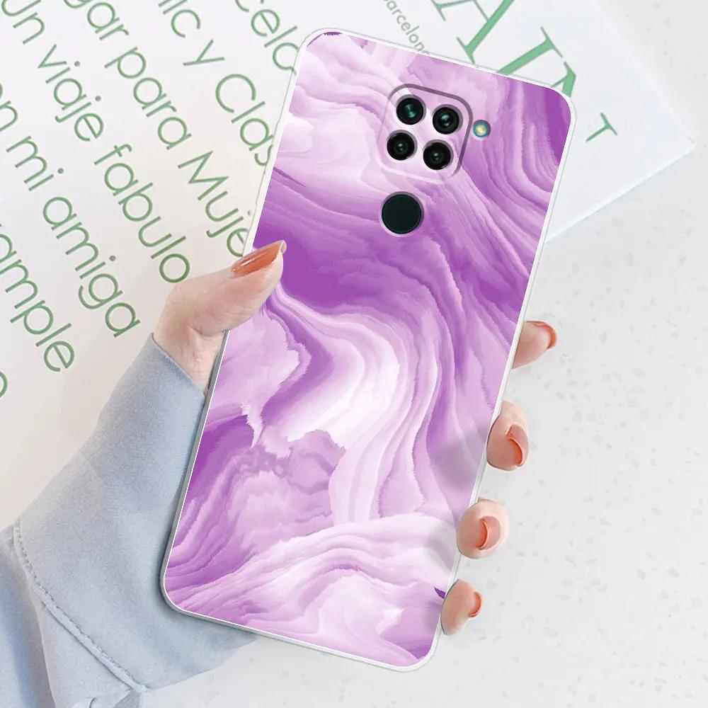 For Xiaomi Redmi Note 9 Case For Redmi Note 9 Cute Marble Transparent Cases For Redmi Note 9 Silicone Clear Phone Bumper Bags