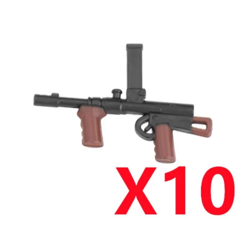 MOC Двухцветные Строительные Блоки Оружия Фигурки Солдат Пистолет M1911 Меч Топор Лопата Компьютер Метательное Противотанковое Военные Блоки Игрушки
