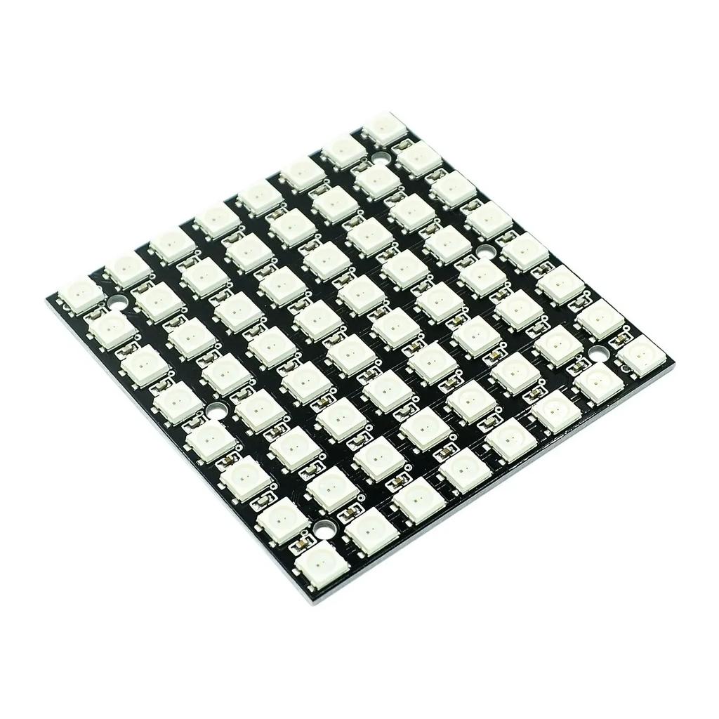 Светодиодная матрица WS2812 5050 RGB 8x8 64 светодиода для Arduino