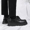 Модные деловые мужские туфли на толстой подошве Модный классический дизайн Свадебные туфли на открытом воздухе Модные вечерние туфли на каждый день в офисе Черные туфли Новые