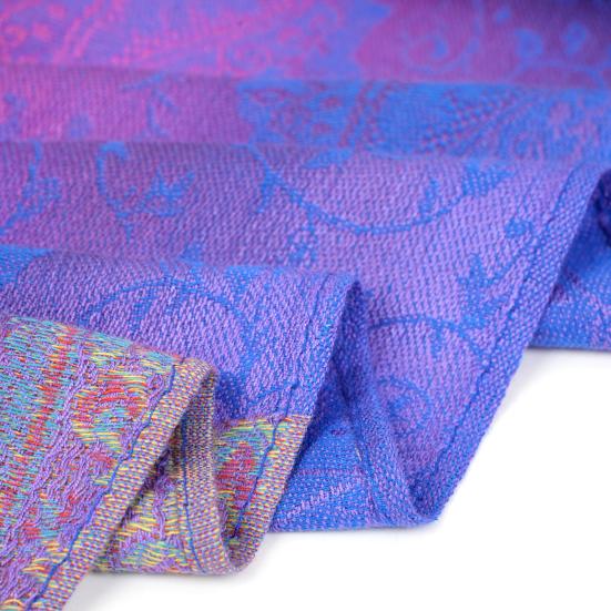 Imitation Wool Shawl Rainbow Color Art Printing Wrap Scarf with Tassels Women Poncho Shawl Blanket Scarf