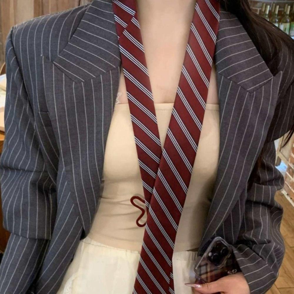 Stripe JK Uniform Necktie Korean JK Ties Clothing Decoration Striped Tie Performance