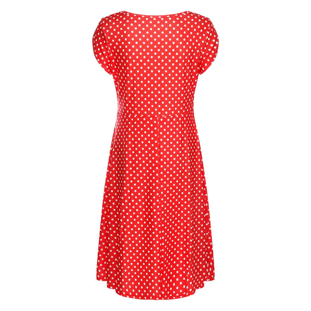 Women's Pregnant  Baby Maternity Joint Polka Dot Printing Outwear Dress