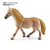 Miniature Horses Toy Detailed Texture High Simulation Decoration Accessories Farm Miniature Horses Animal Model Toy for Kids