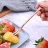 Kitchen Small Tools Creative Flowers Stainless Steel Fruit Fork Flower Handle New Fruit Forks Bento Items
