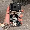 B-BoyfriendS DeathS Для iPhone 17,16,15,14,13,12,11,Pro,MAX,Plus Черный Ударопрочный Конфетный Матовый Чехол