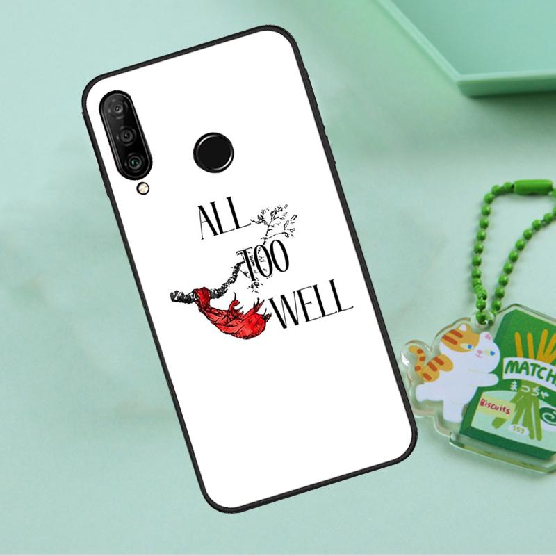 Чехол для Huawei Nova 12i 12s 7i 8i 11i 9 10 SE Y90 Y60 Y70 Y72 Y61 Y91 P30 P40 Lite P60 Pro с текстом песни All Too Well