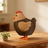 Автомат для выдачи конфет Курица, несущая шоколадные яйца, Диспенсер для конфет Веселая пластиковая пасхальная игрушка с многоразовой капсулой-сюрпризом Очаровательный декор для стола