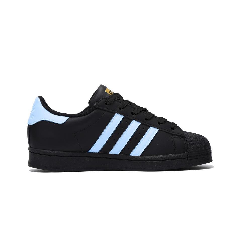 adidas Оригинальные SUPERSTAR Нескользящие Устойчивые к истиранию Низкие Кеды для скейтборда Унисекс Черный EG4959(Команда189-)